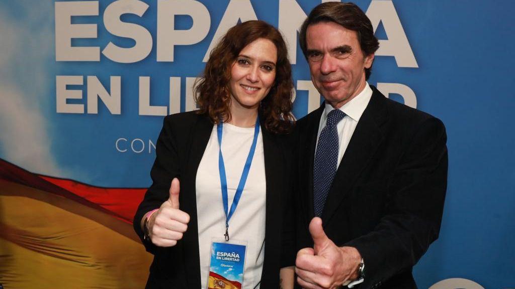 Ayuso con Aznar