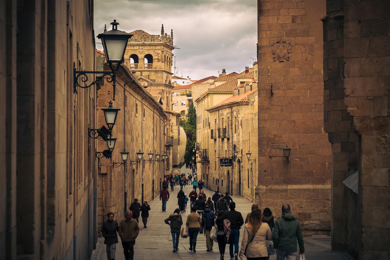 La calle Compañía es una vía peatonal en Salamanca, cuyo nombre proviene de la Compañía de Jesús que en el siglo XVII se estableció en esta calle.