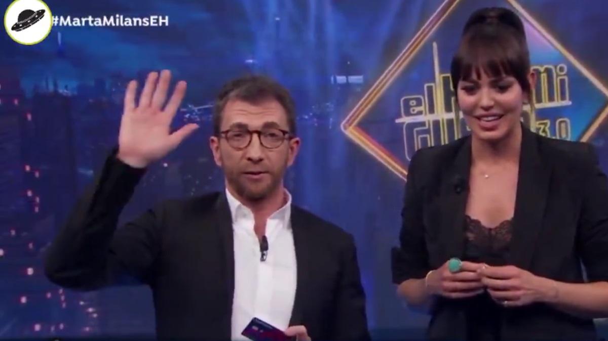 El presentador de El Hormiguero en el momento de la llamada