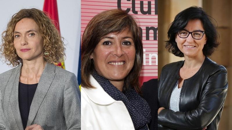 Meritxell Batet, Nuria Marín y Eva Granados