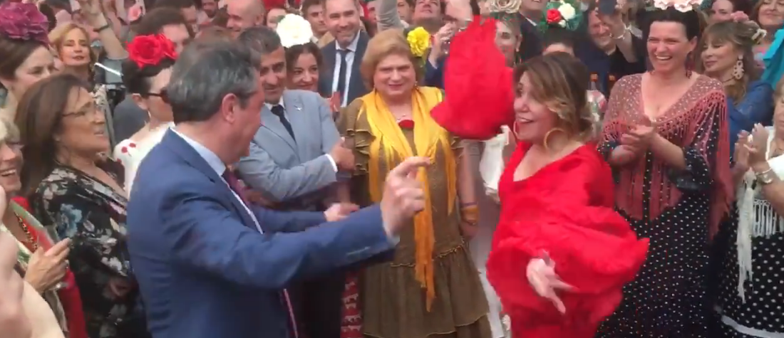 Susana Díaz en la Feria de Abril