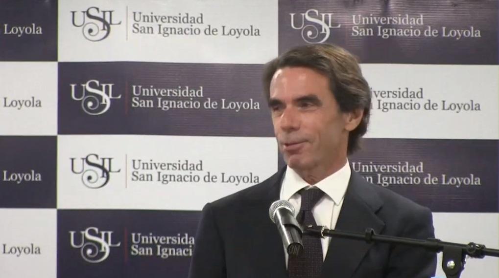 El expresidente durante su intervención en Asunción