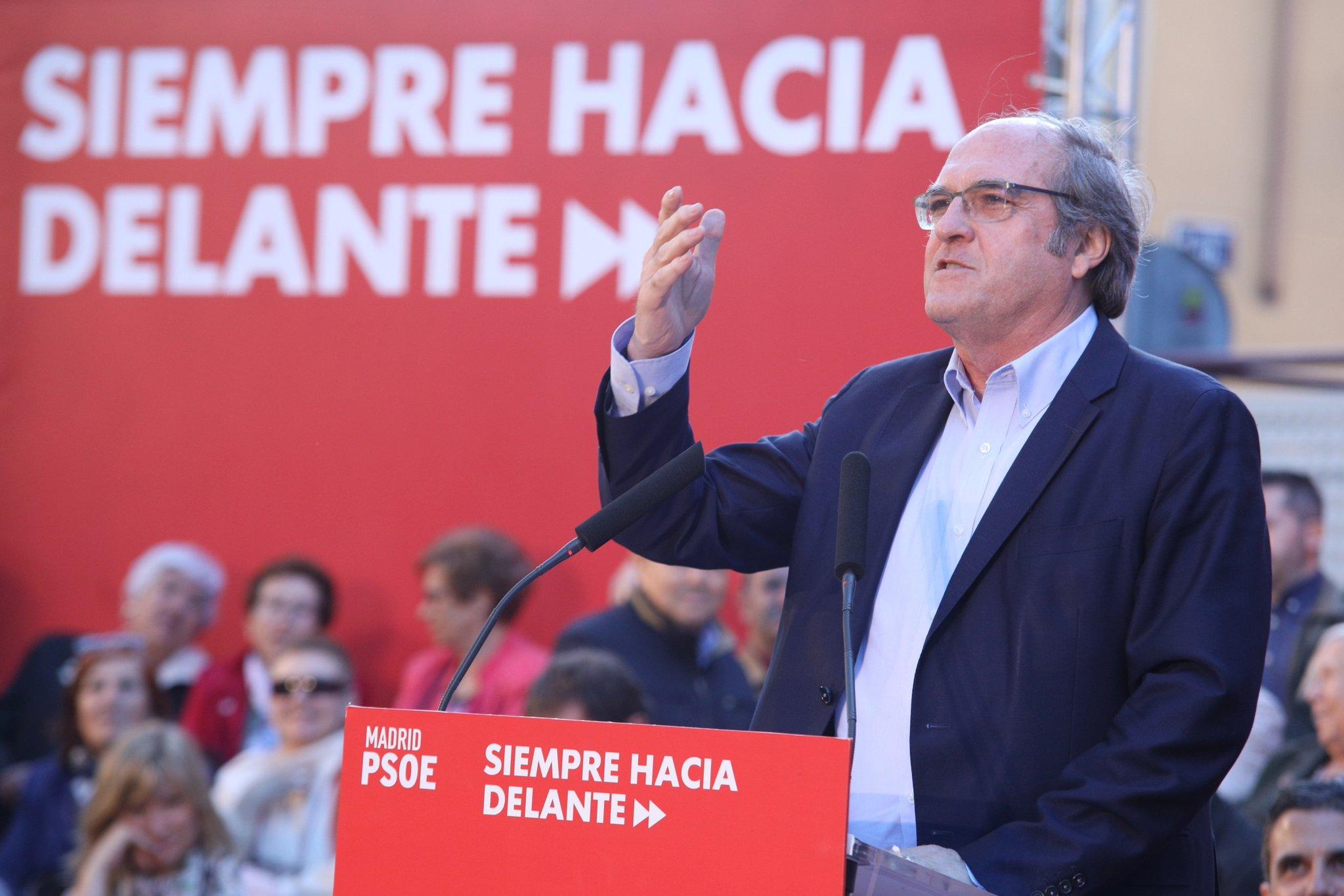 Gabilondo en el acto de inicio de campaña