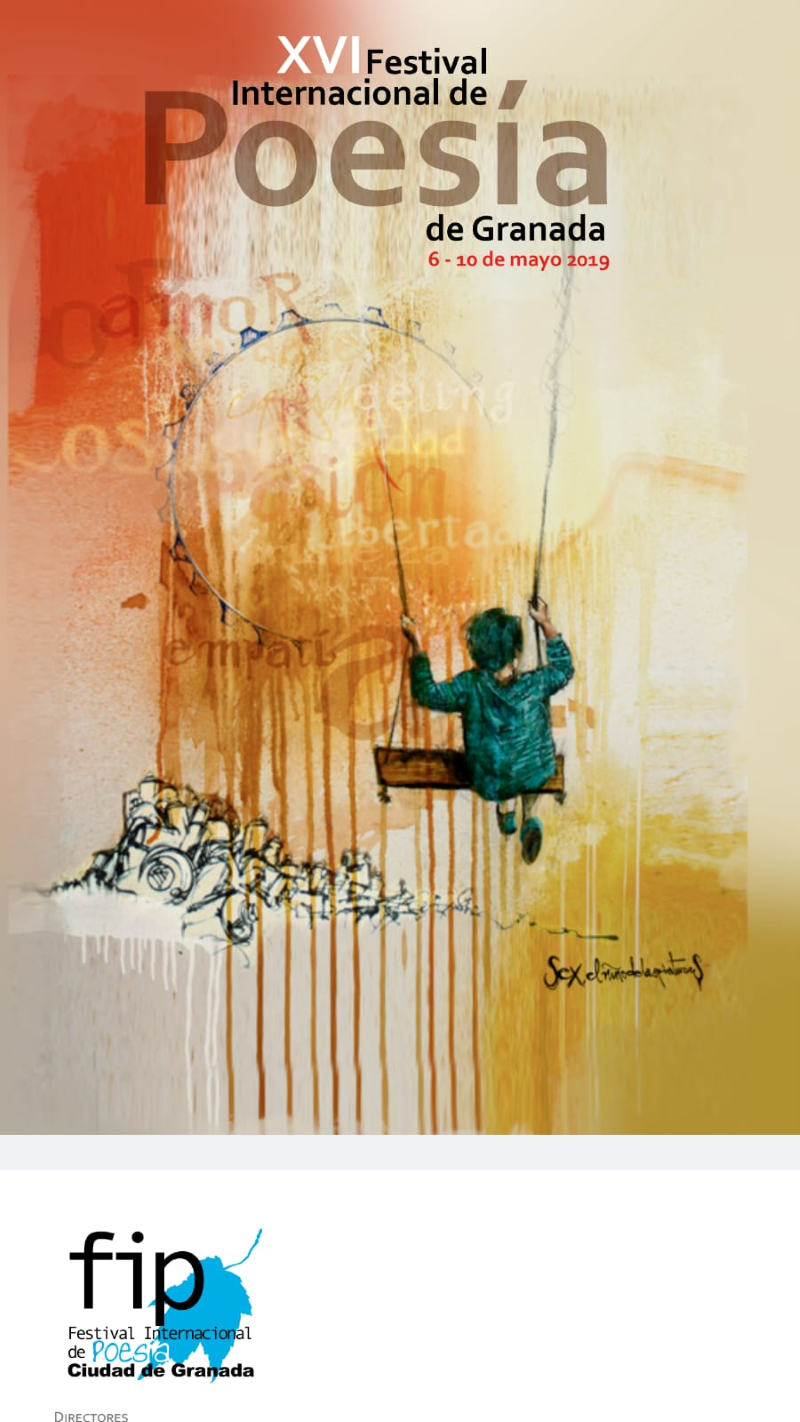 Cartel del Festival Internacional de Poesía de Granada Cartel del Festival Internacional de Poesía de Granada