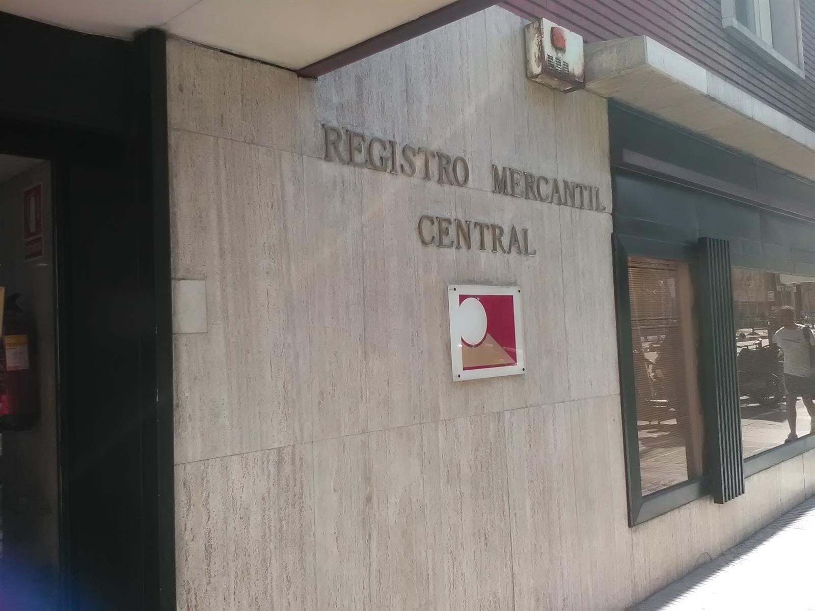 Fachada del Registro Mercantil Central - Europa Press