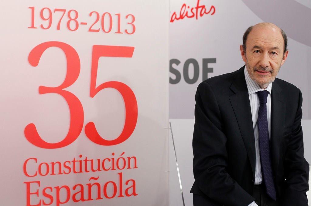 Alfredo Pérez Rubalcaba en el 35 aniversario de la Constitución - Inma Mesa / PSOE
