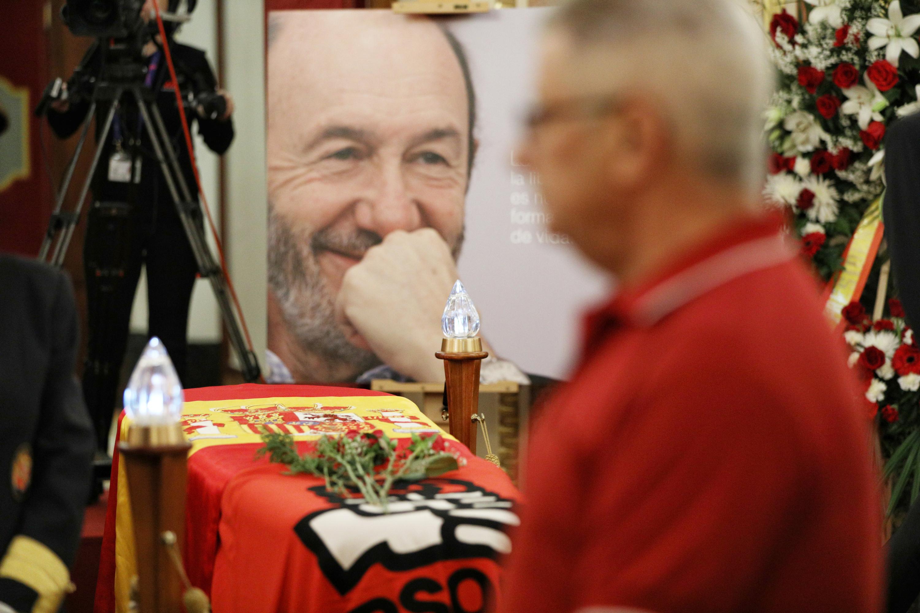 Capilla ardiente para despedir a Alfredo Pérez Rubalcaba en el Congreso de los Diputados. EuropaPress