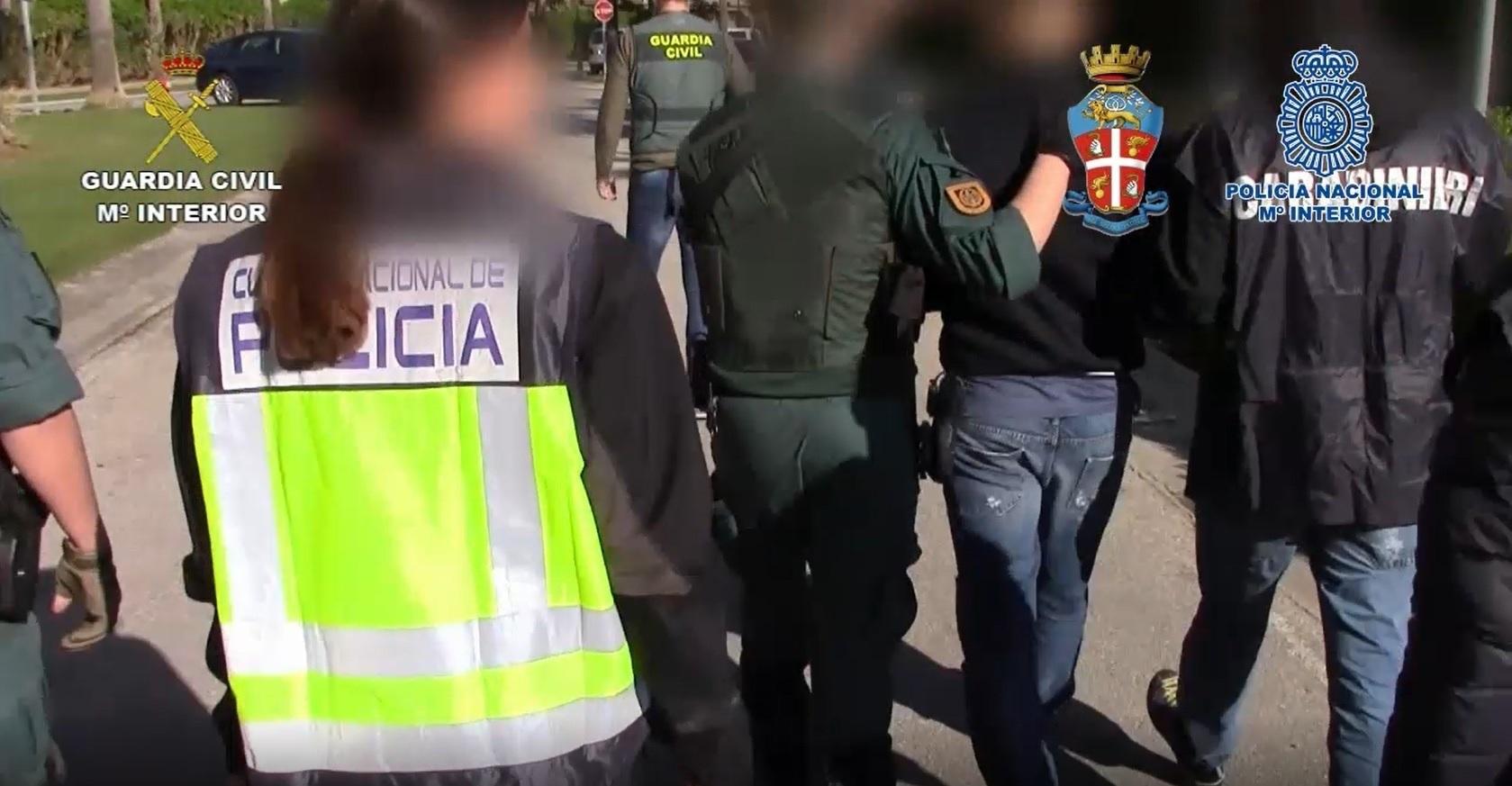 Agentes de la Policía Nacional y Guardia Civil desarticuladan una organización de narcotraficantes