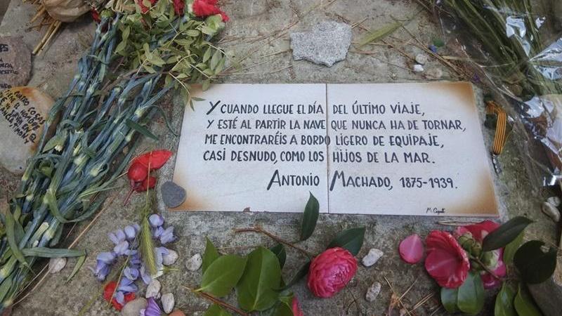 Placa Antonio Machado Placa Antonio Machado