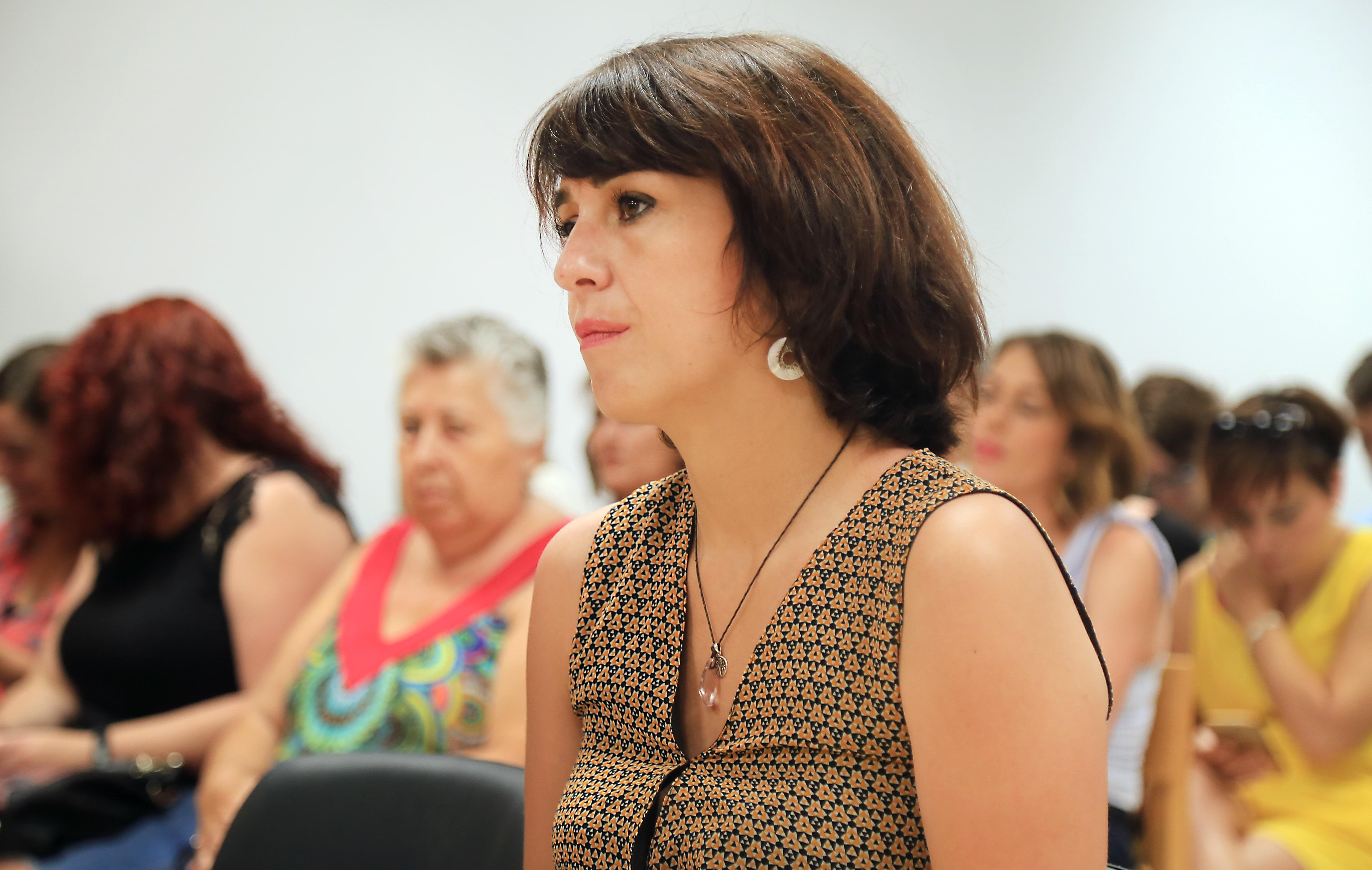 Juana Rivas en el juicio celebrado en España. Europa Press.
