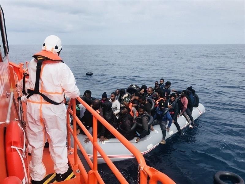 Más de 9.000 migrantes han sido atendidos en el CATE de Crinavis desde su puesta en marcha. Europa Press.