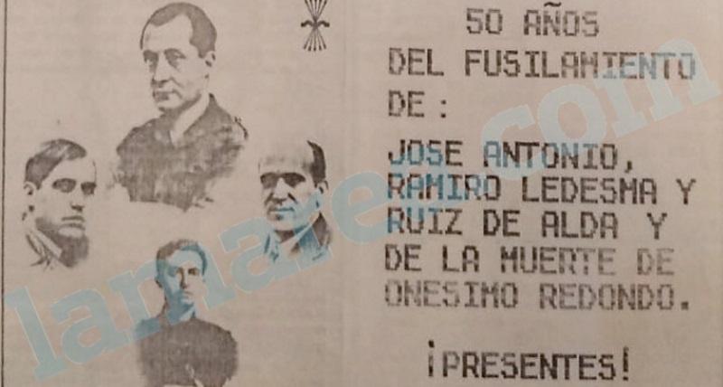 Imagen que acompañaba el escrito de Ortega Smith. Fuente La Marea