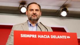 Ábalos ofrece una rueda de prensa tras la reunión de la Comisión Ejecutiva Federal. Europa Press.