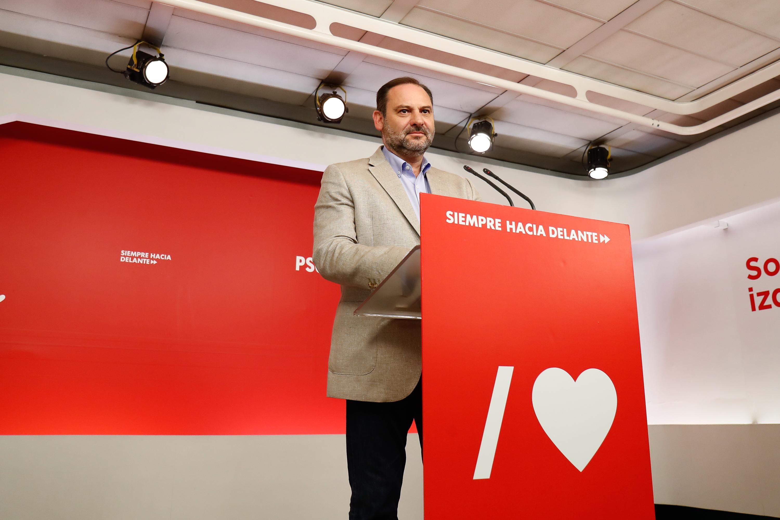 EuropaPress - El secretario de Organización del PSOE José Luis Ábalos ofrece una rueda de prensa tras la Comisión Ejecutiva Federal en la sede de la formación en celebrada en la sede del Partido Socialista e