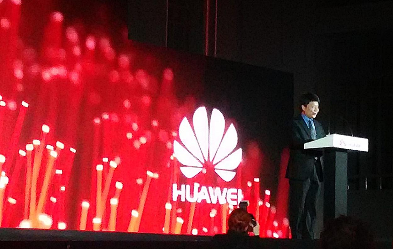 Imagen de la celebración del 15 aniversario de la presencia de Huawei en España, celebrado en Madrid y al que acudió el máximo responsable de la compañía..