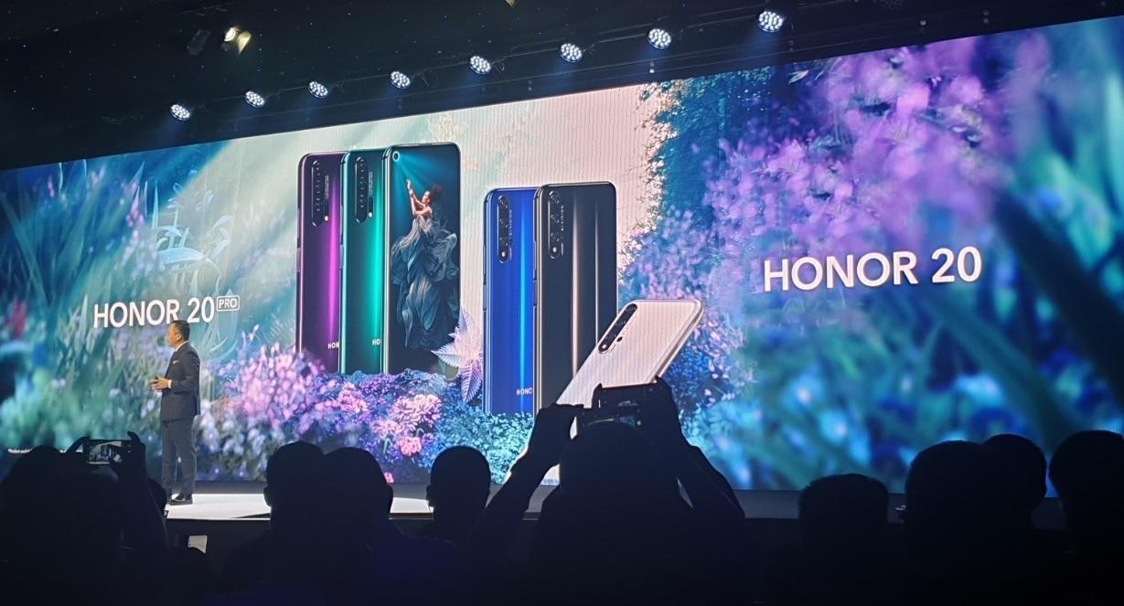Presentación de la marca de Huawei 'Honor 20' en Londres ayer - Europa Press