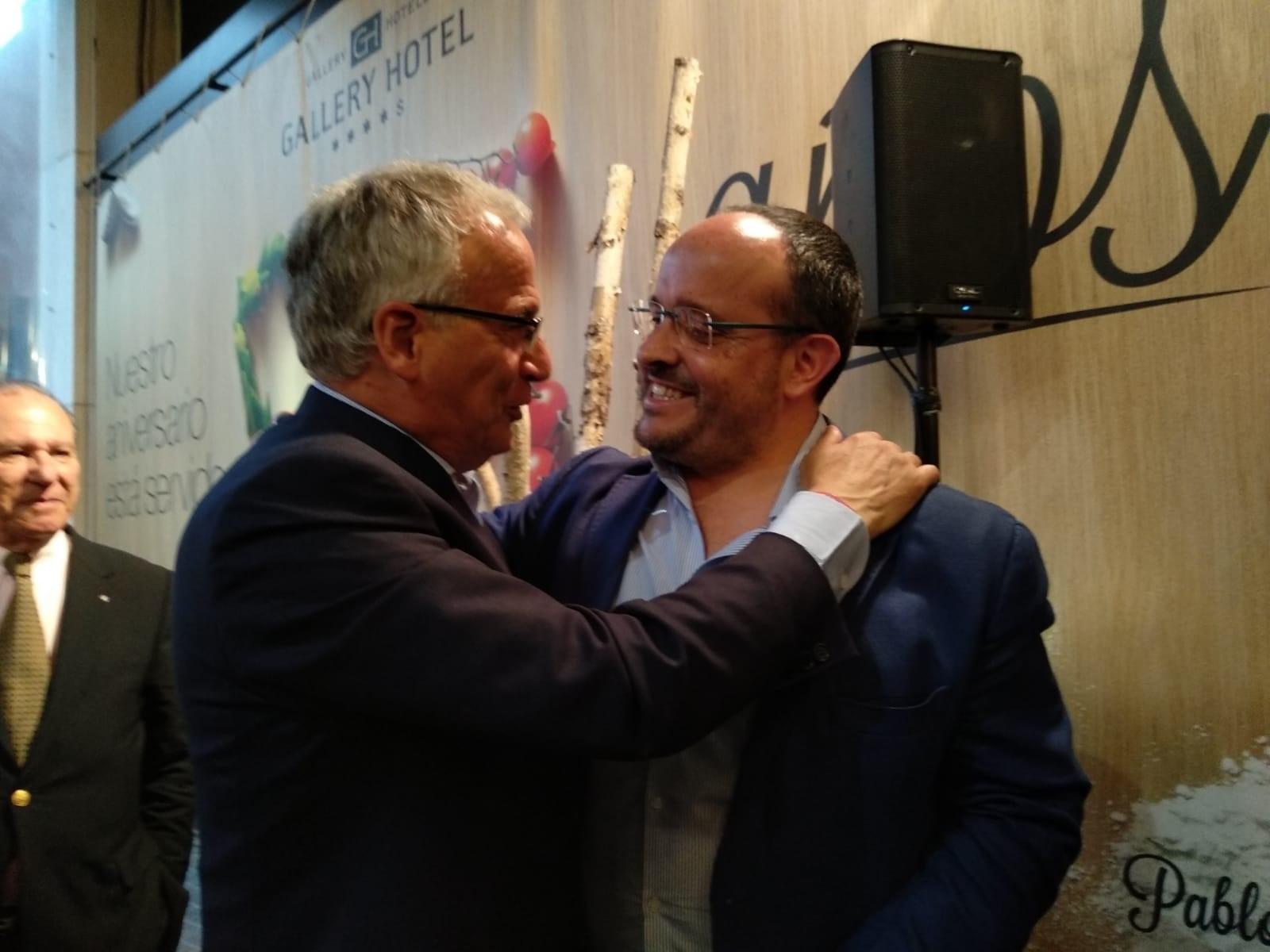 Josep Bou y Alejandro Fernández PP. Europa Press.