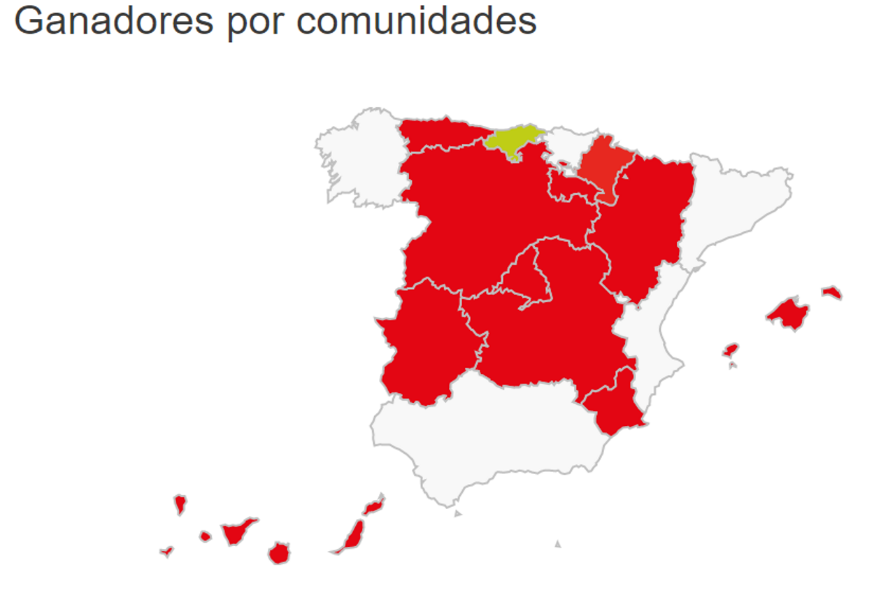 Mapa resultados elecciones 26M