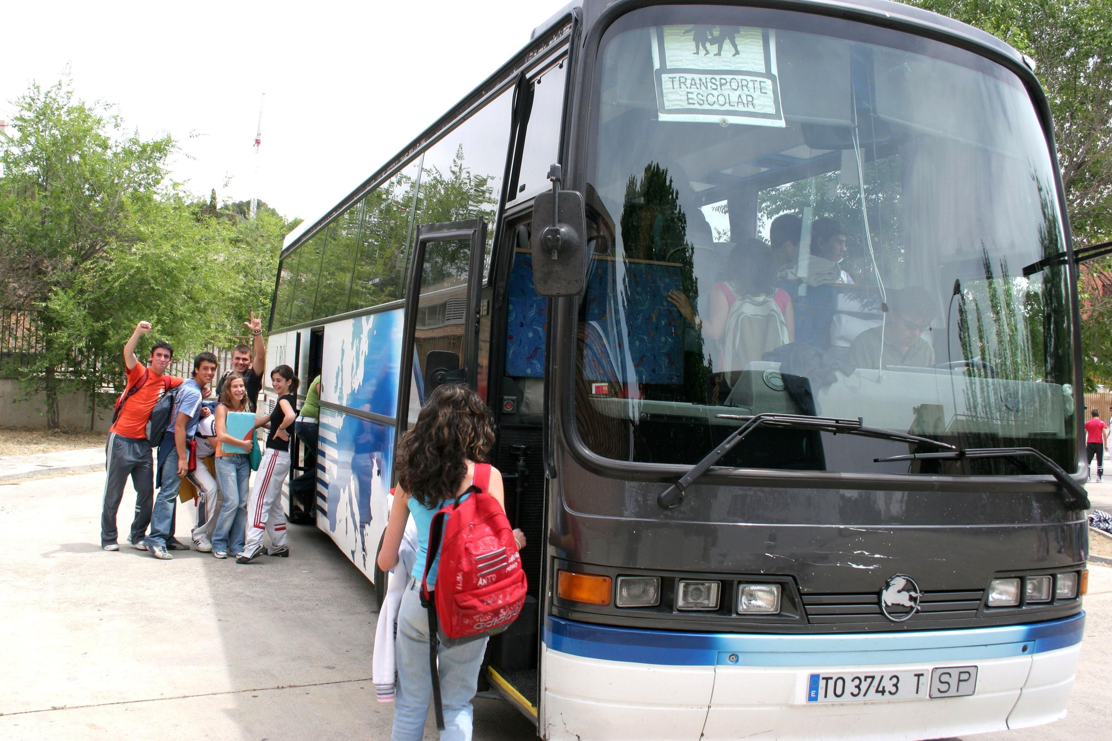 Imagen de archivo de un autobús escolar.