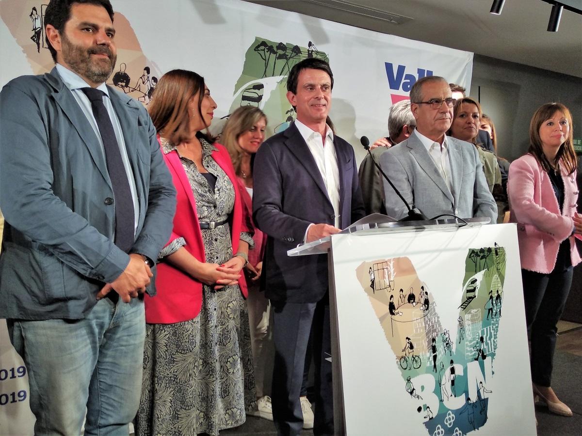 Manuel Valls candidato de Ciudadanos a la Alcaldía de Barcelona advierte a Albert Rivera que si hay pacto con VOX se va
