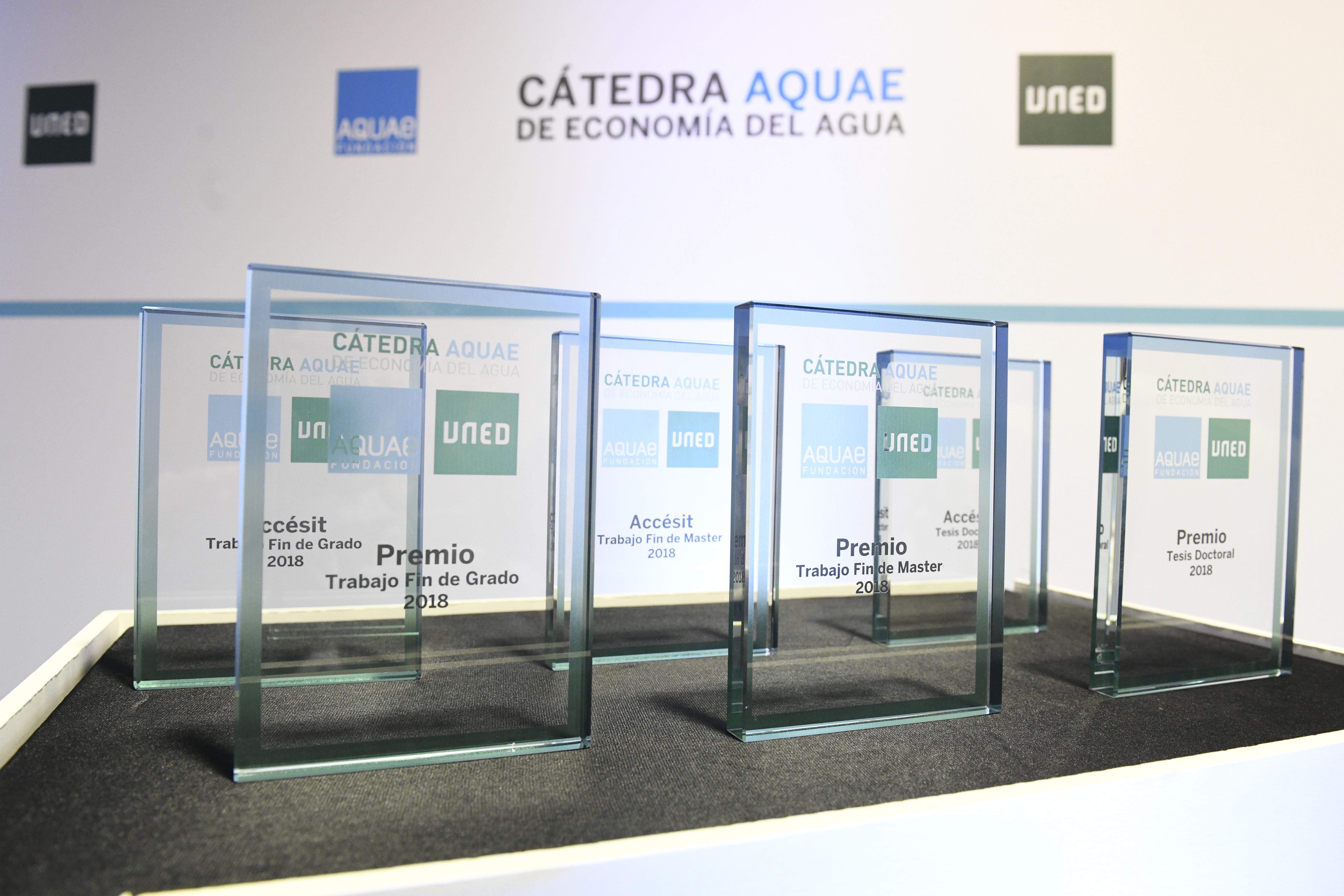 Premios Cátedra Aquae, galardones