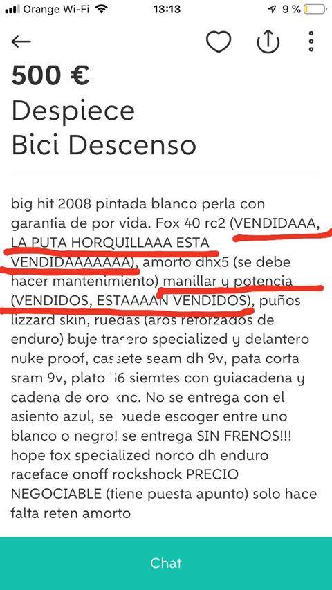 Despiece bici Despiece bici