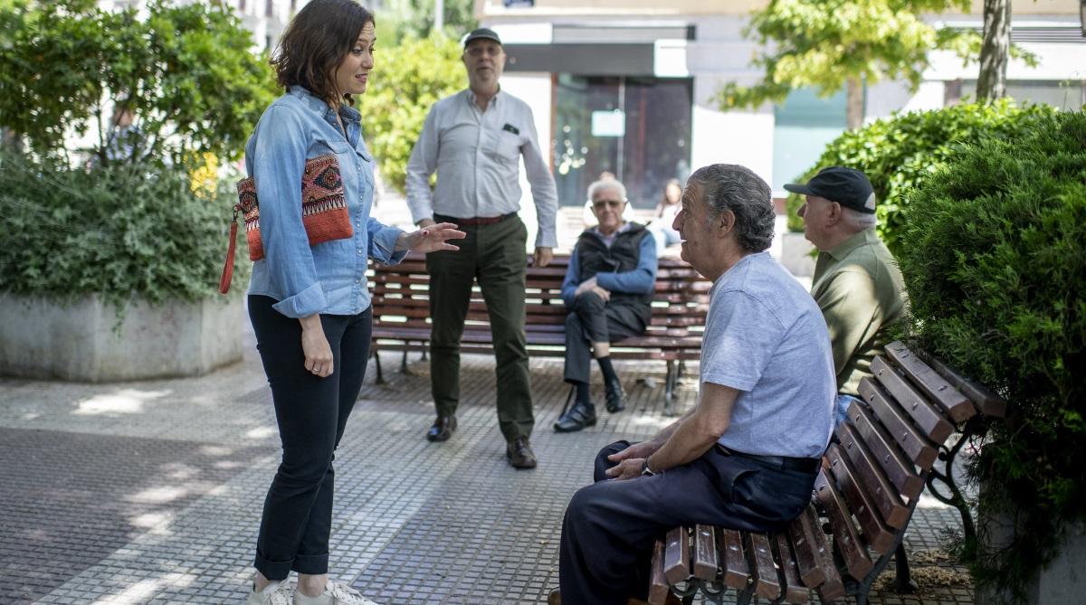 La candidata a presidenta de la Comunidad de Madrid, Isabel Díaz Ayuso. PP Madrid