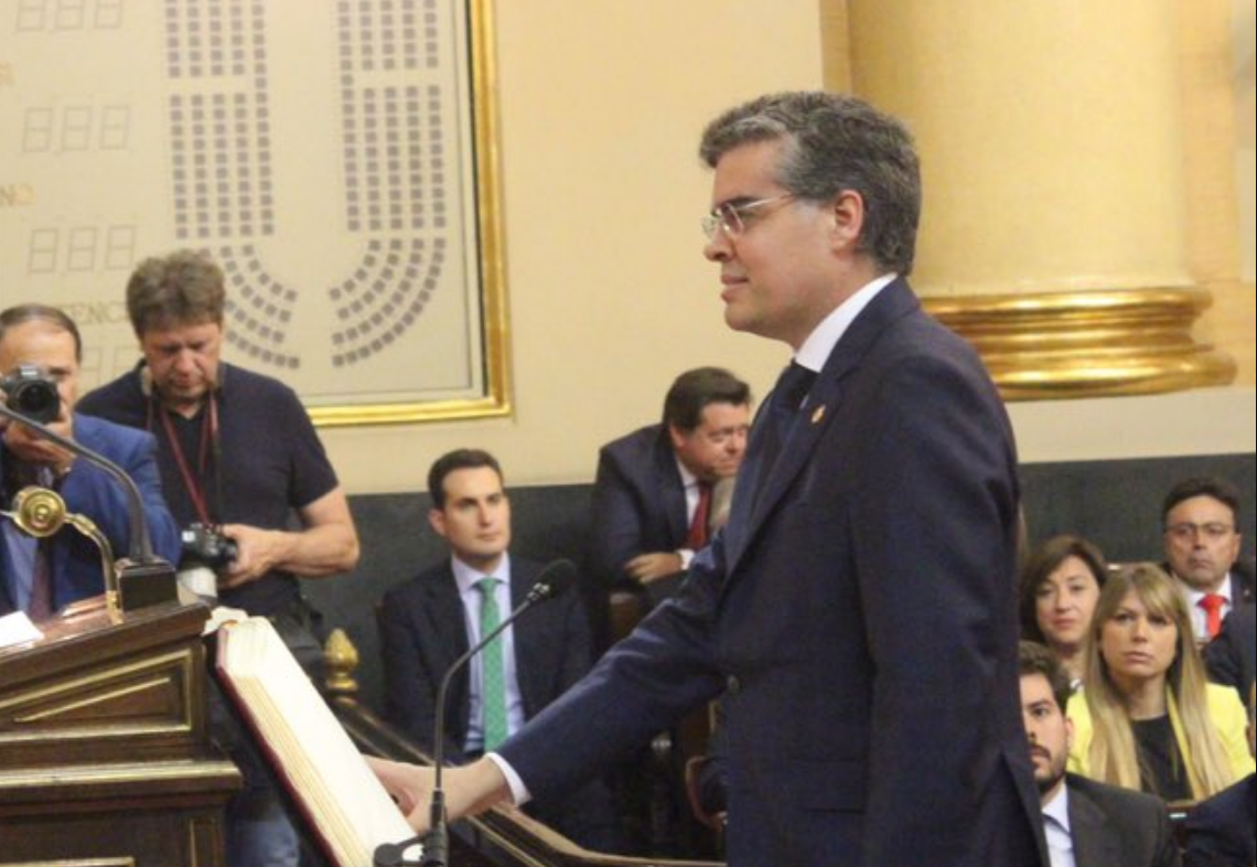 Vicente Azpitarte, delegado de la Junta de Andalucía en Madrid y exsenador del Partido Popular por Granada. Fuente: Twitter.