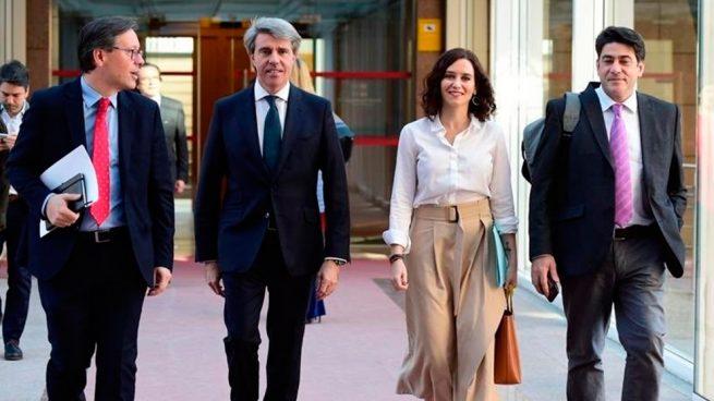 Isabel Diaz Ayuso con Ángel Garrido Isabel Diaz Ayuso con Ángel Garrido