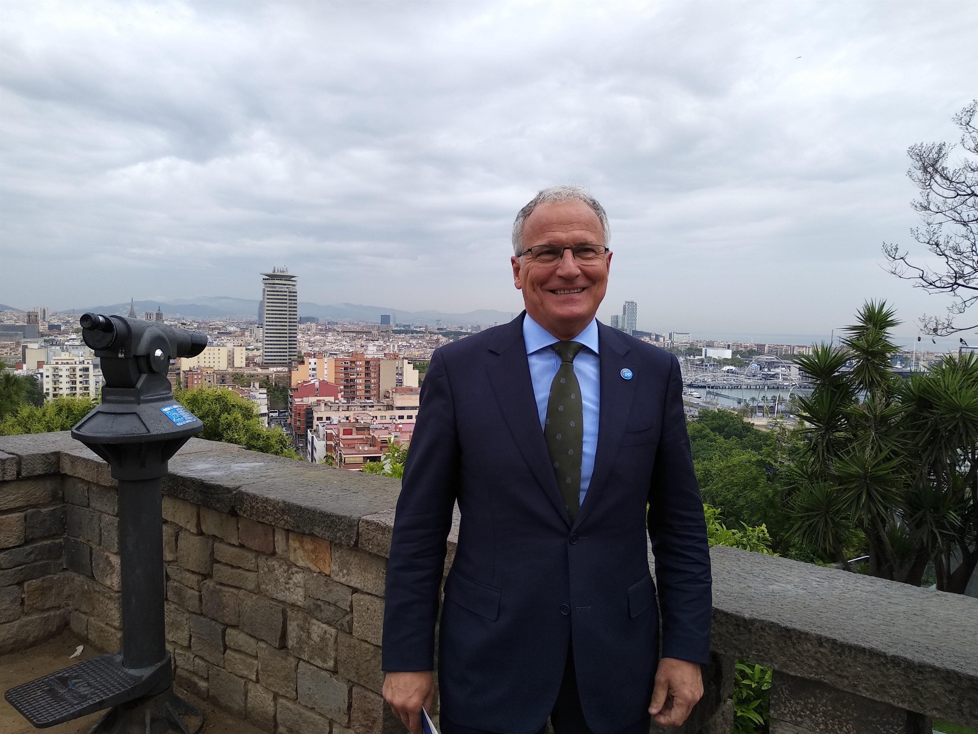 El candidato del PP a la Alcaldía de Barcelona Josep Bou. Europa Press.