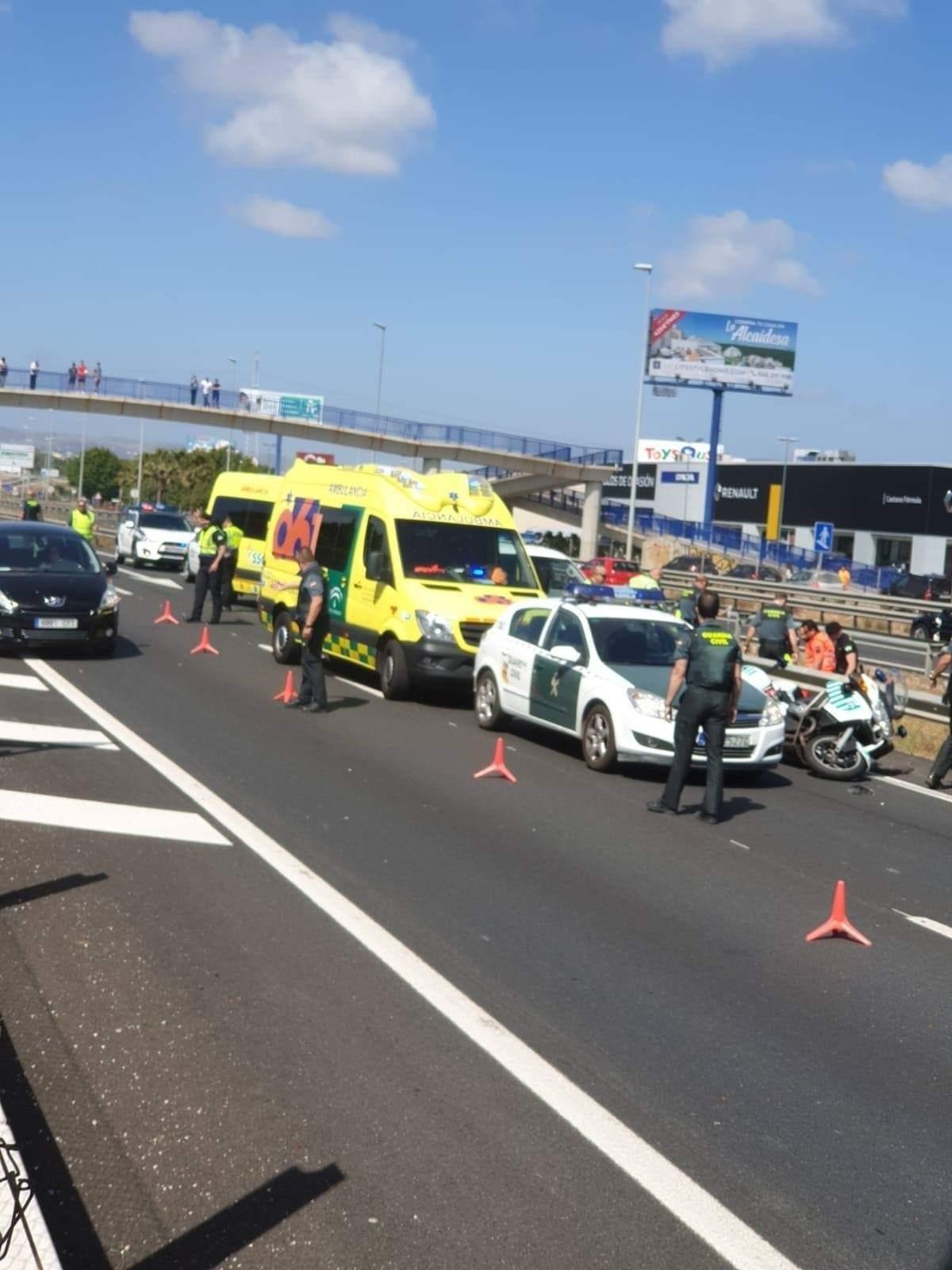 Accidente en la A 7 con un Guardia Civil implicado-Europa Press