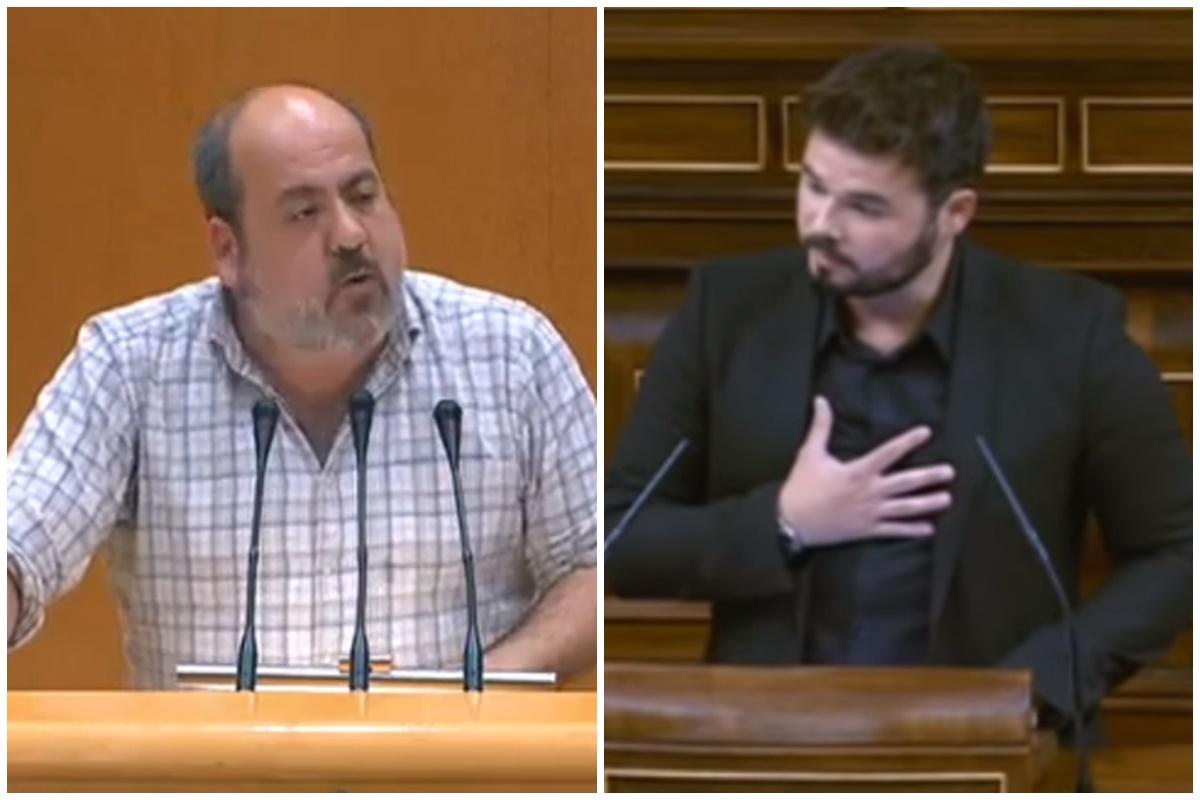 Óscar Guardingo y Gabriel Rufián. 