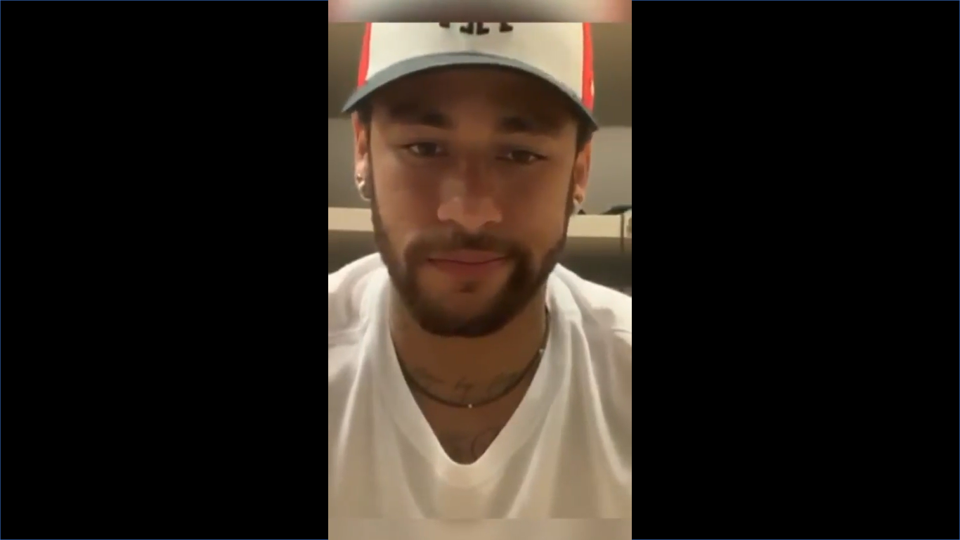 Neymar negando la violación