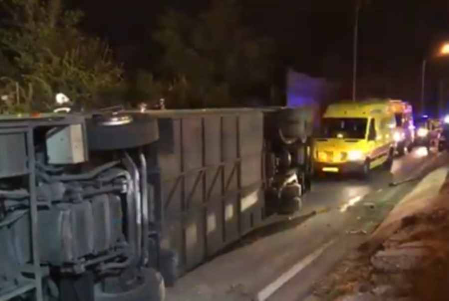 Accidente en la A1