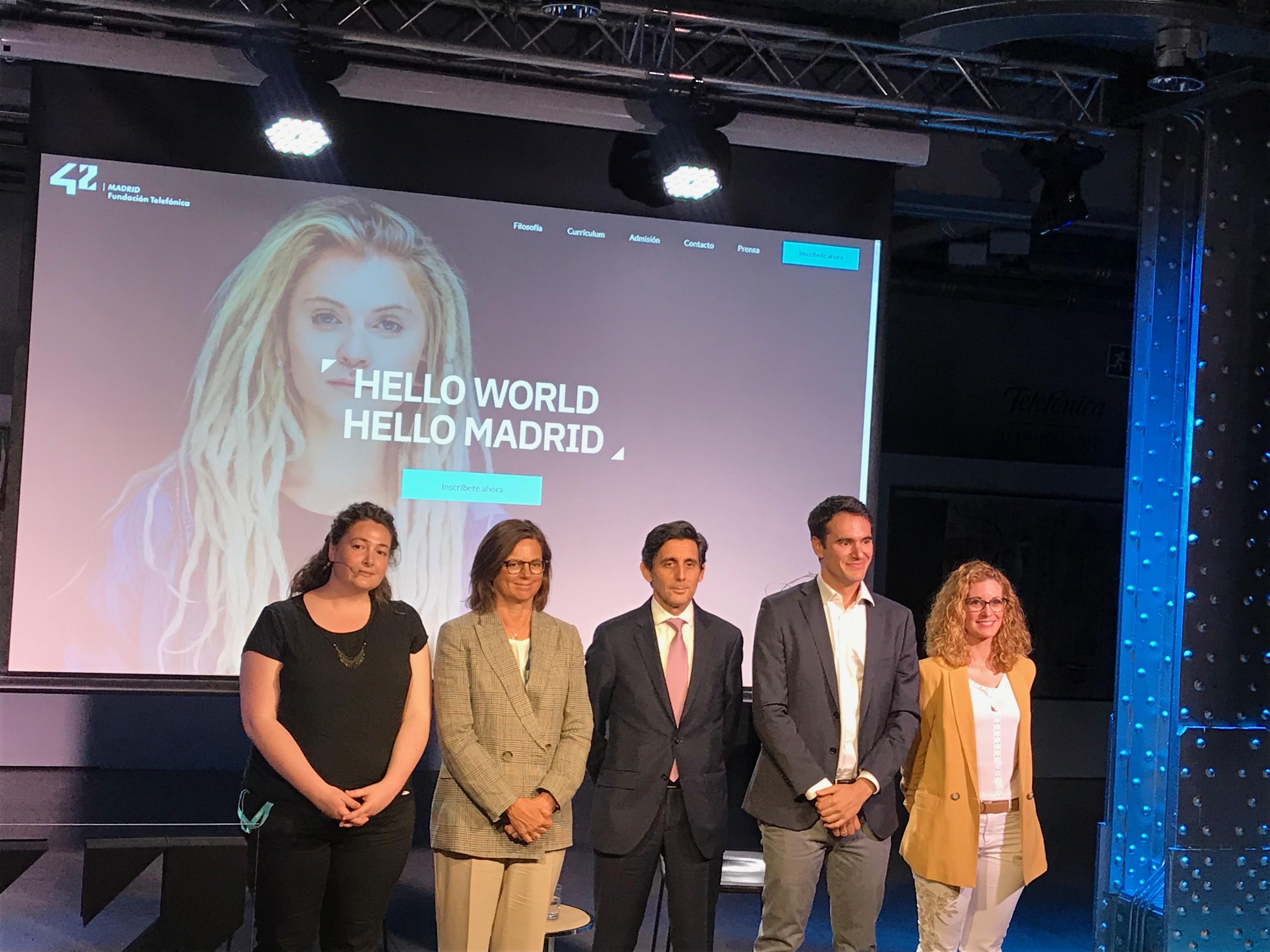 Presentación de 42 Madrid, Fundación Telefónica