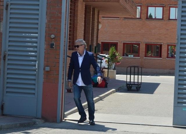 Fernando Blanco saliendo de la cárcel de Lleida. Europa Press.