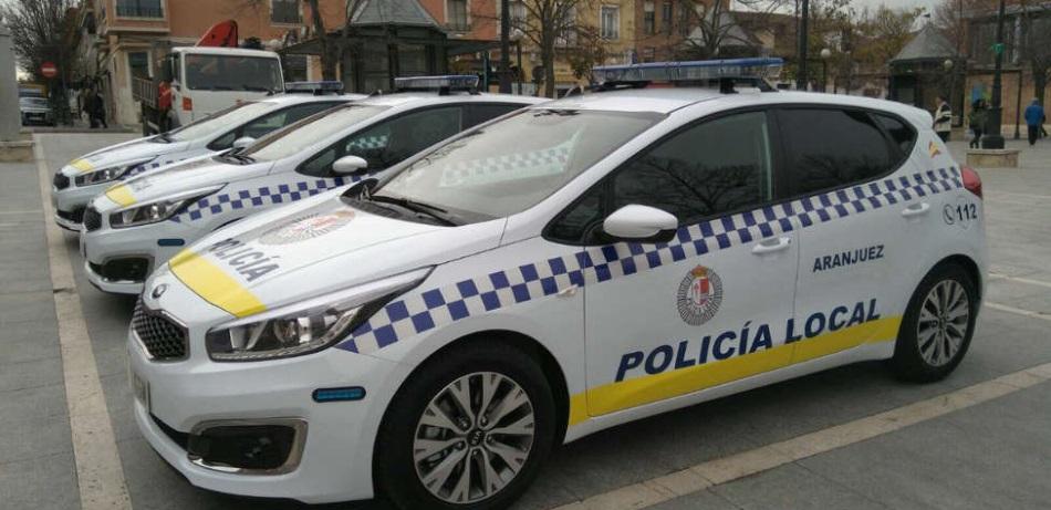 Coches de la Policía Local de Aranjuez