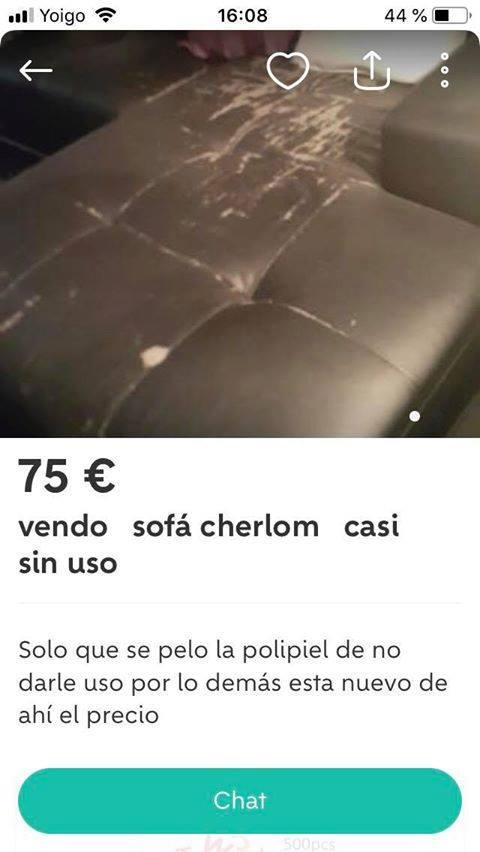  Vendo sofá cherlom casi sin uso