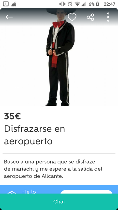 Disfrazarse en Aeropuerto