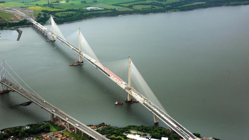 Puente de la Bahía de Forth, Edimburgo (Escocia)