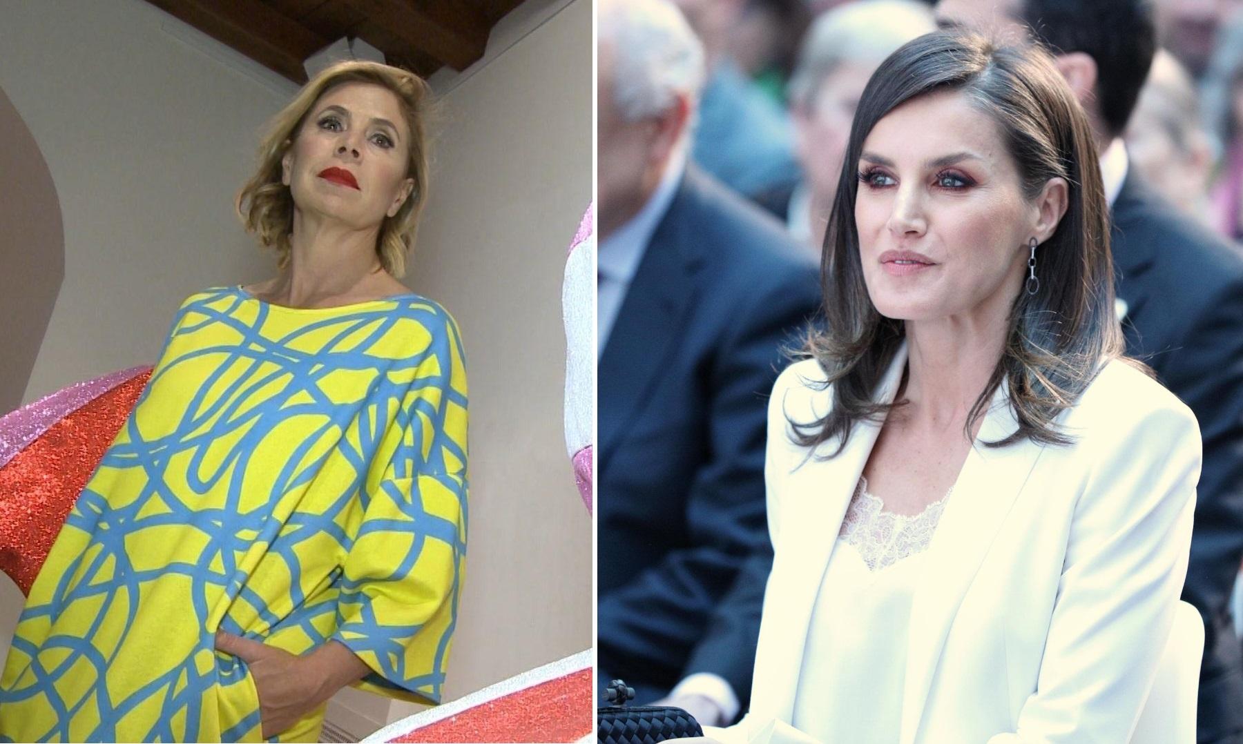 Agatha Ruiz de la Prada y Letizia Ortiz