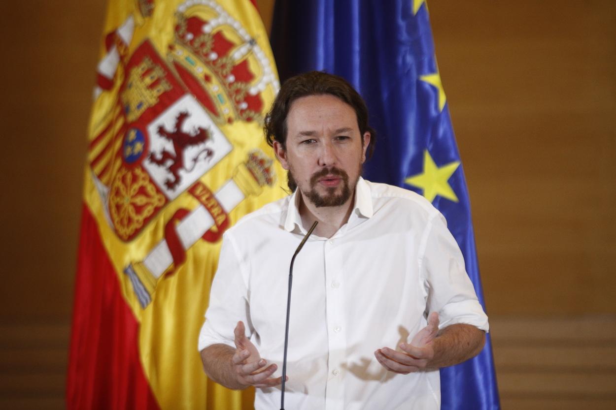 El secretario general de Podemos, Pablo Iglesias.