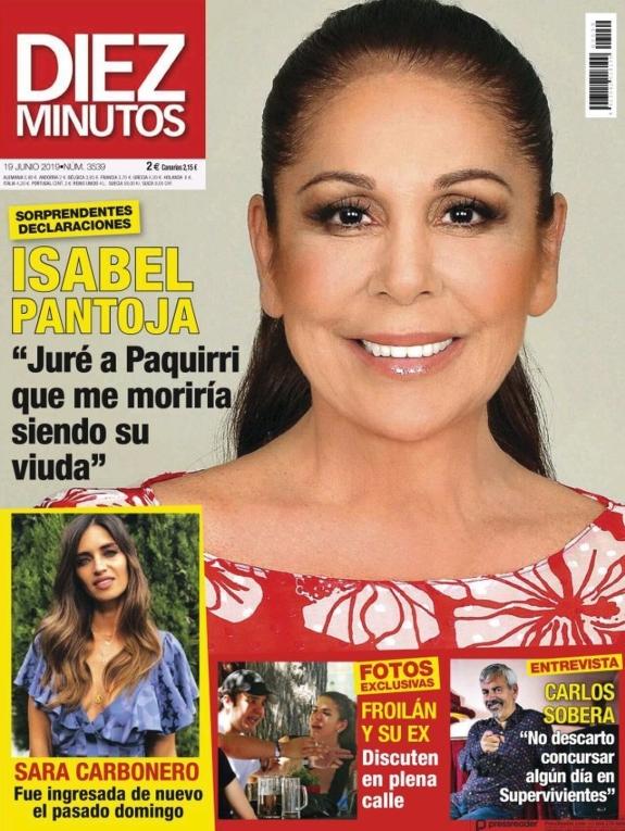 Portada 'Diez Minutos', miércoles 12 junio 2019 Portada 'Diez Minutos', miércoles 12 junio 2019