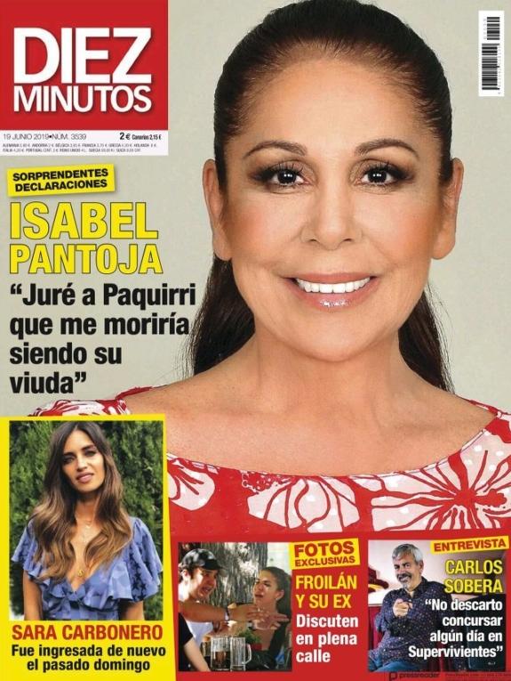 Portada 'Diez Minutos', miércoles 12 junio 2019