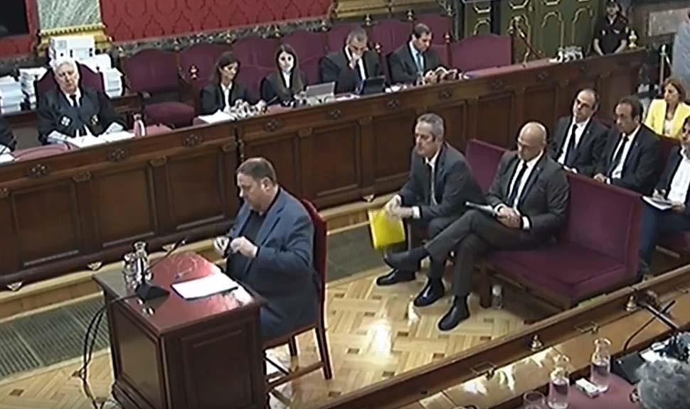 Junqueras en el juicio al procés en el Supremo-Europa Press