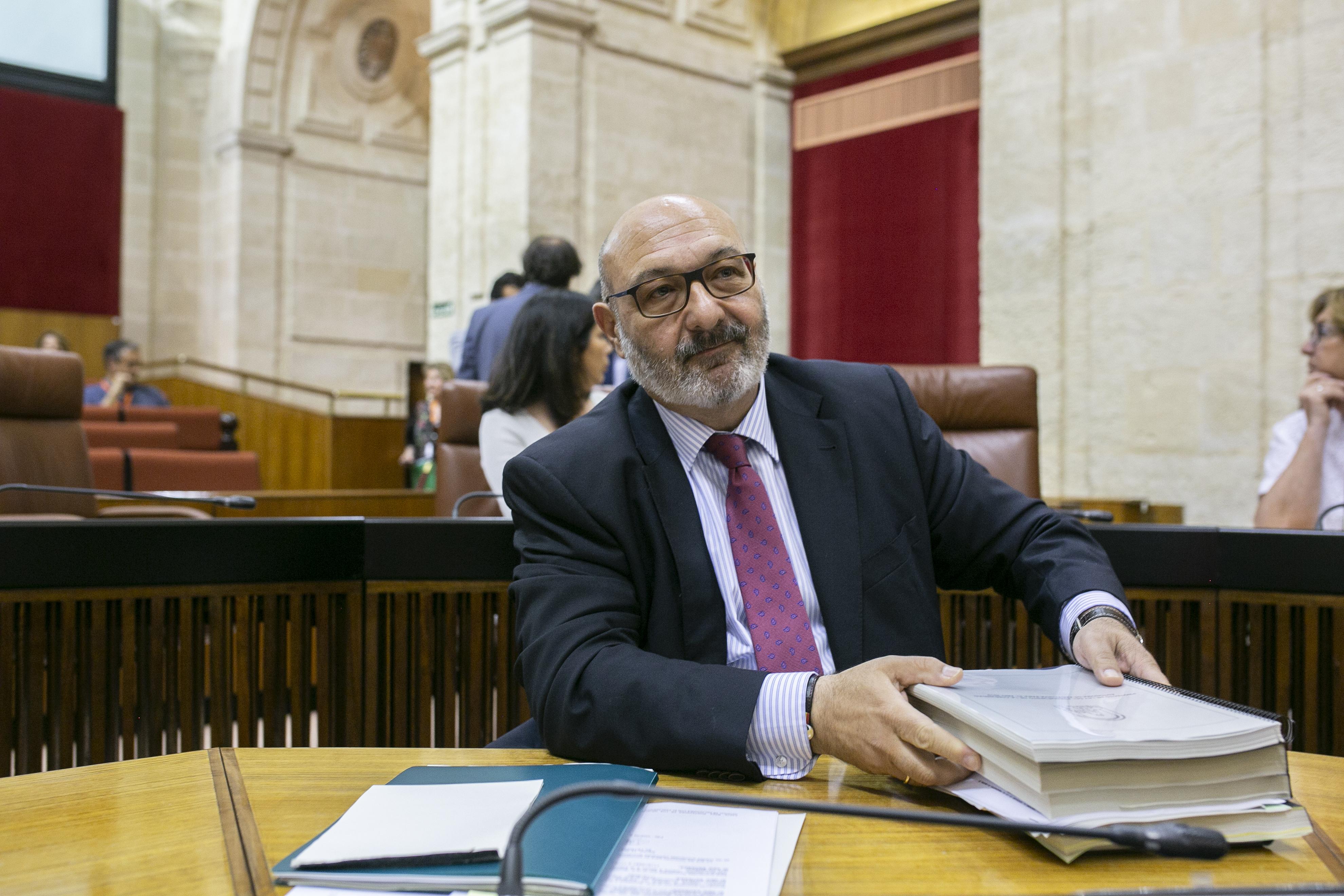 Alejandro Hernández, portavoz de Vox en el Parlamento de Andalucía. Europa Press.