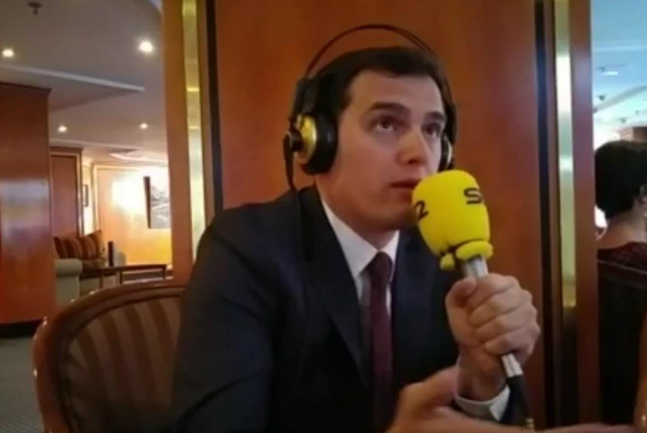 Albert Rivera, entrevistado en 2017 en la Cadena SER