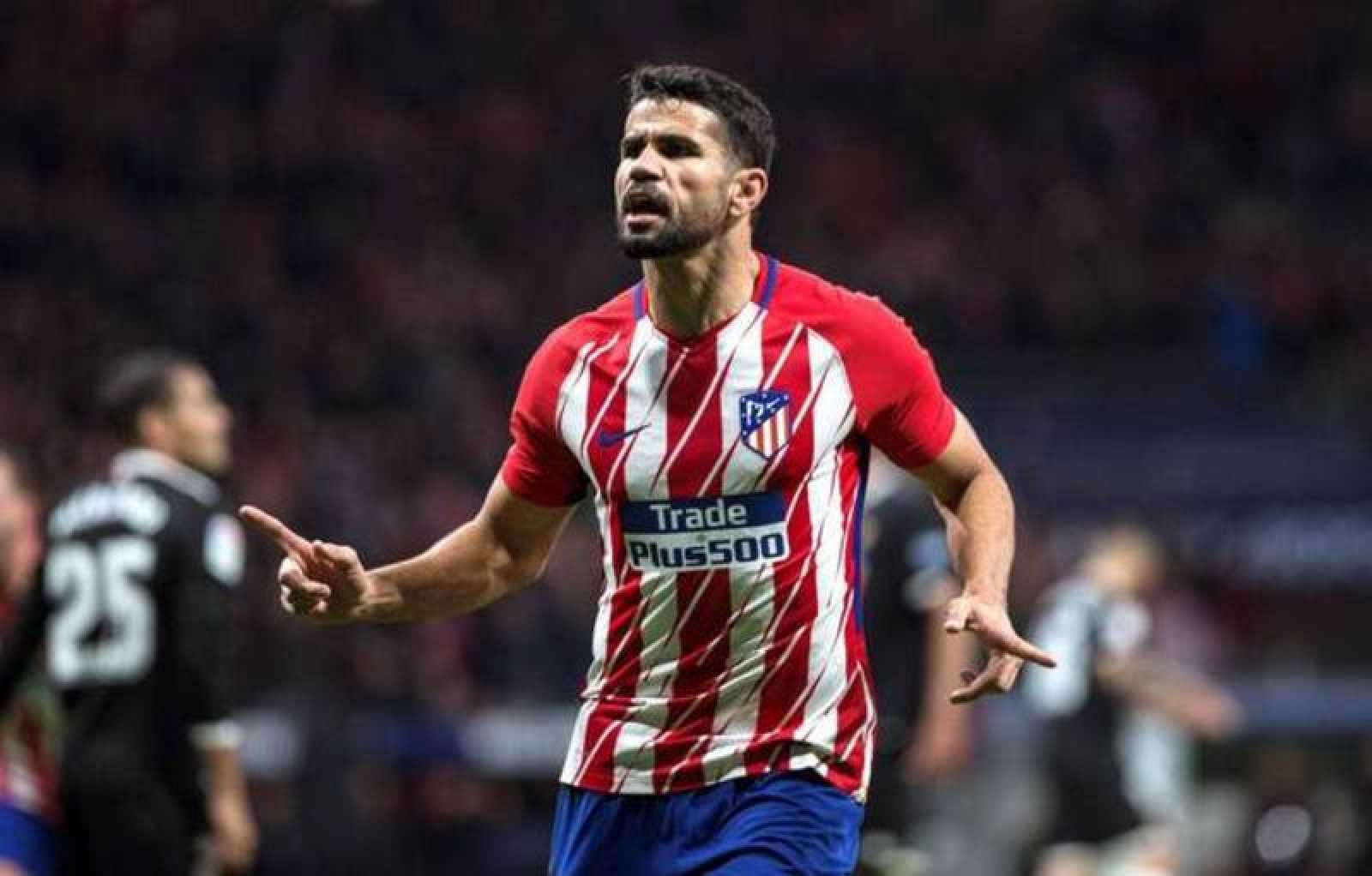 El futbolista brasileño-español Diego Costa con la camiseta del Atlético de Madrid. EFE Archivo