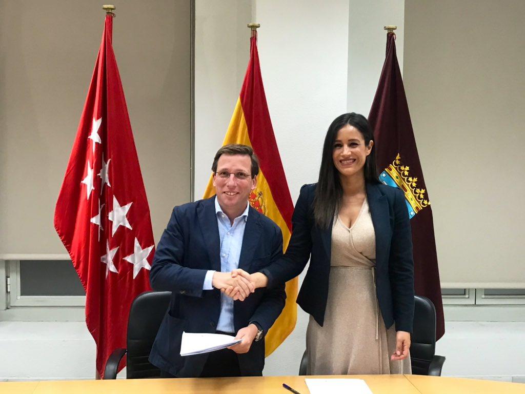 Almeida y Villacís. Fuente: Twitter.