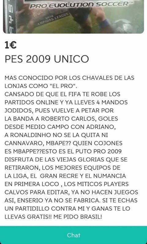 PES 2009 único